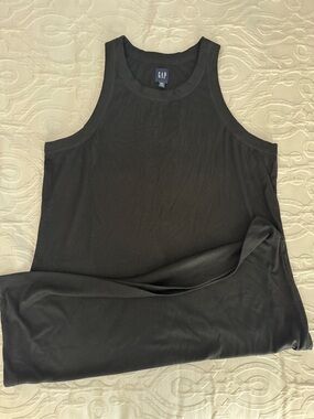 GAP Black Ribbed Dress